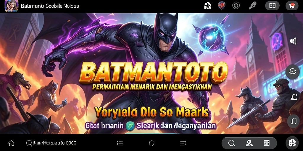 Tampilan gameplay Slot BATMANTOTO yang seru dan penuh warna.