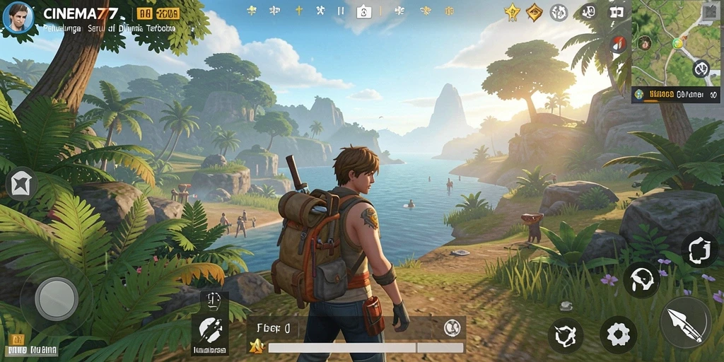 Gameplay seru di dunia terbuka CINEMA77, penuh petualangan dan interaksi.