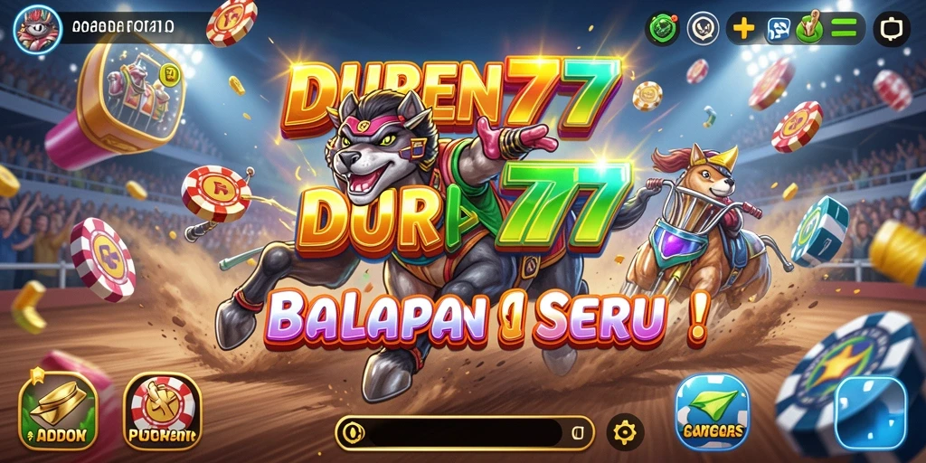 Gameplay Racing yang dinamis dan penuh aksi di DUREN777.