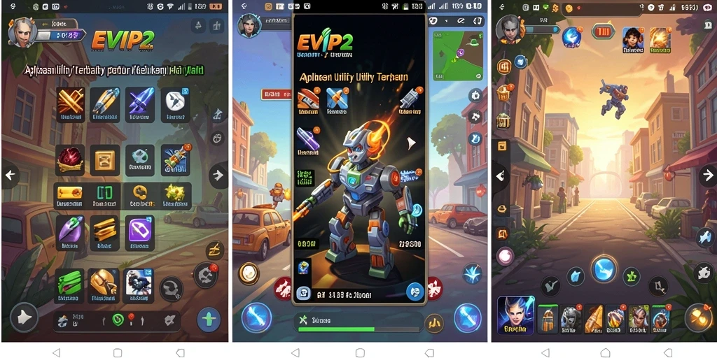 Tampilan screenshot EVIP2 yang menunjukkan antarmuka aplikasi Utility.