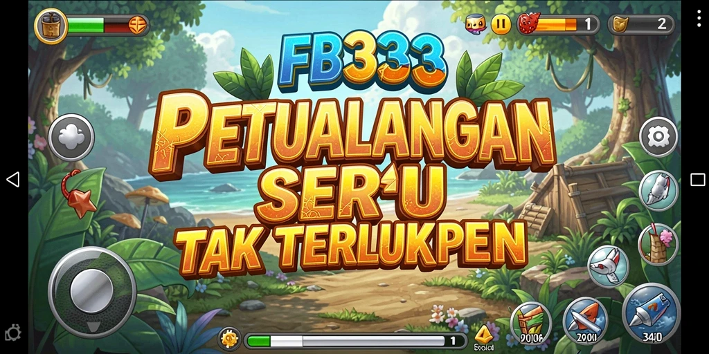 Screenshot utama FB333 menunjukkan aksi seru dalam dunia petualangan.