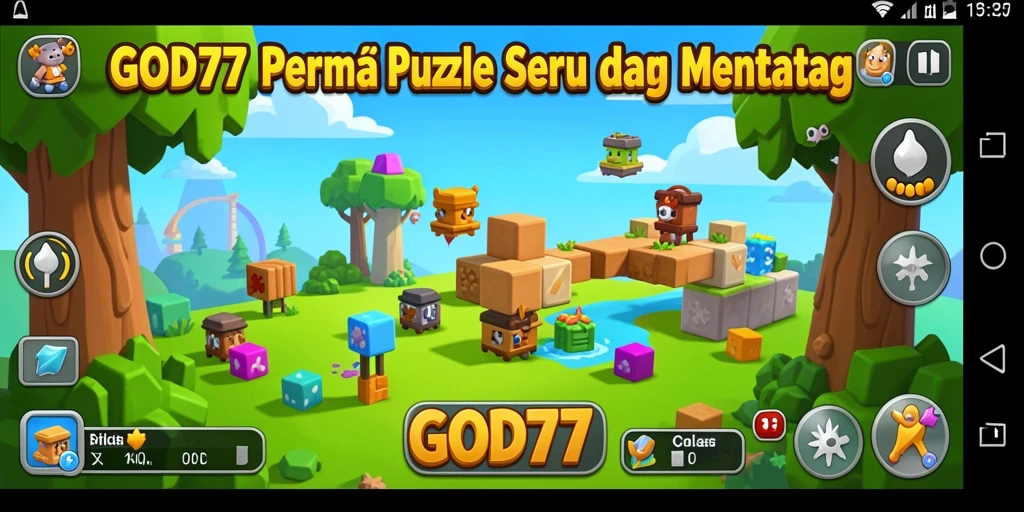 GOD77 menampilkan gameplay Puzzle yang seru dan menantang.