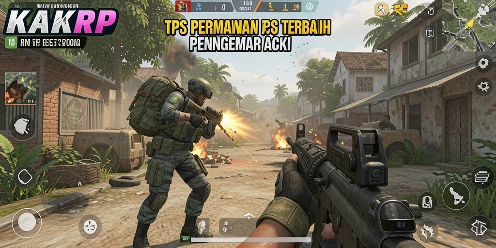 Tampilan gameplay KAKRP dengan aksi mendebarkan dan grafis menawan.
