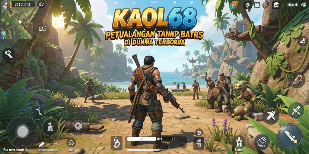 Gameplay KAOL68 yang memukau dalam dunia terbuka yang luas.