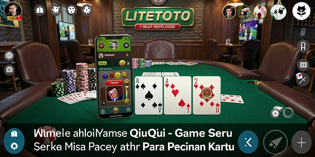 Tampilan gameplay QiuQiu yang mengasyikkan dan penuh strategi.
