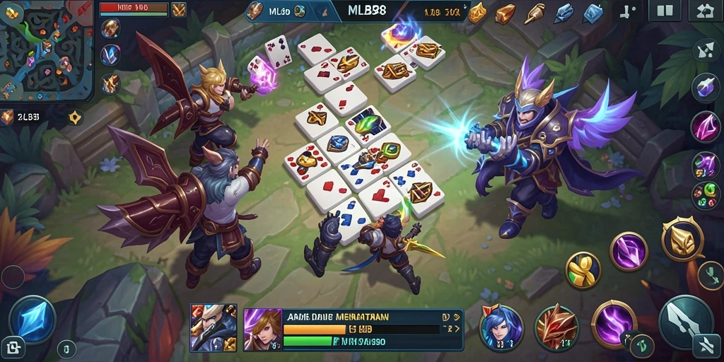 Tampilan gameplay MLBB8 dengan aksi seru permainan Domino.
