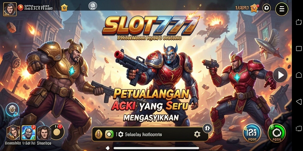Tampilkan gameplay SLOT777 yang seru dan penuh aksi.