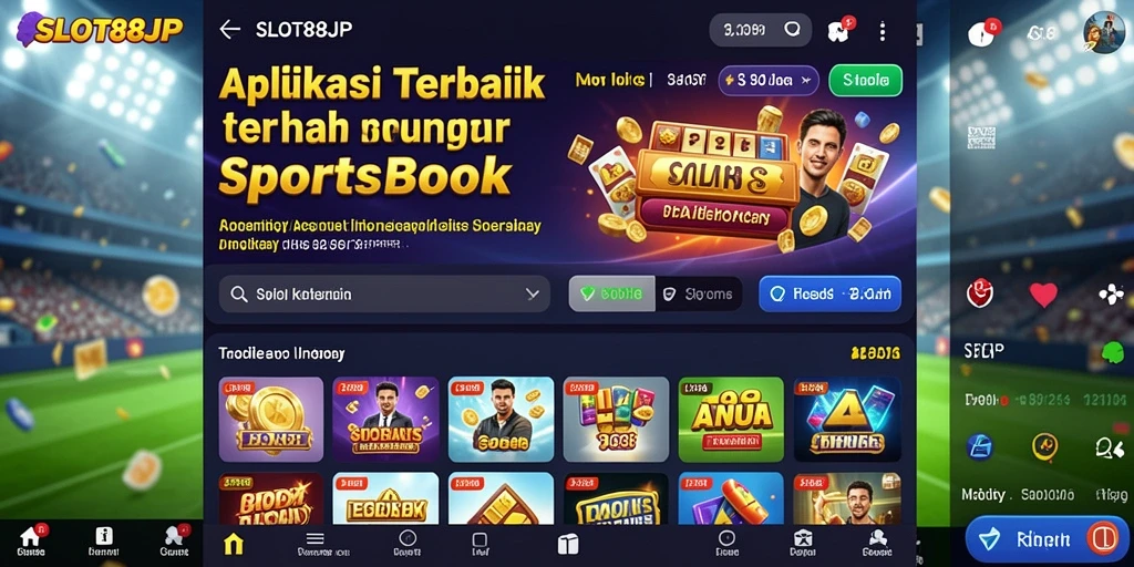 Gameplay menarik dalam aplikasi Sportsbook SLOT88JP.