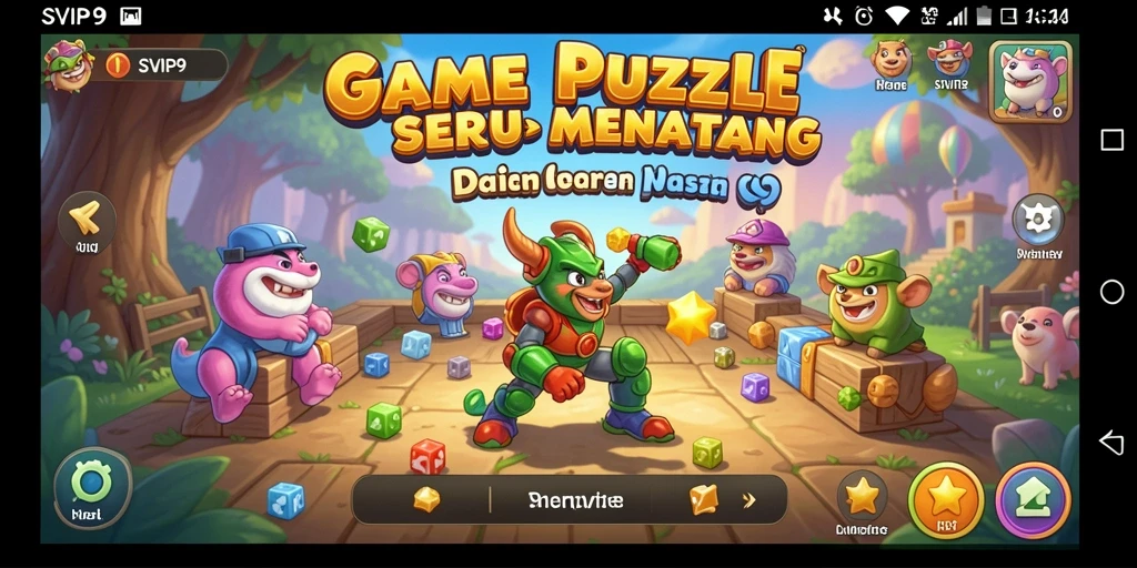 Tampilan gameplay seru dari SVIP9 yang penuh tantangan.
